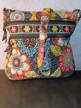 Vera Bradley Floral Quilted Crossbody Bag - Multicolor